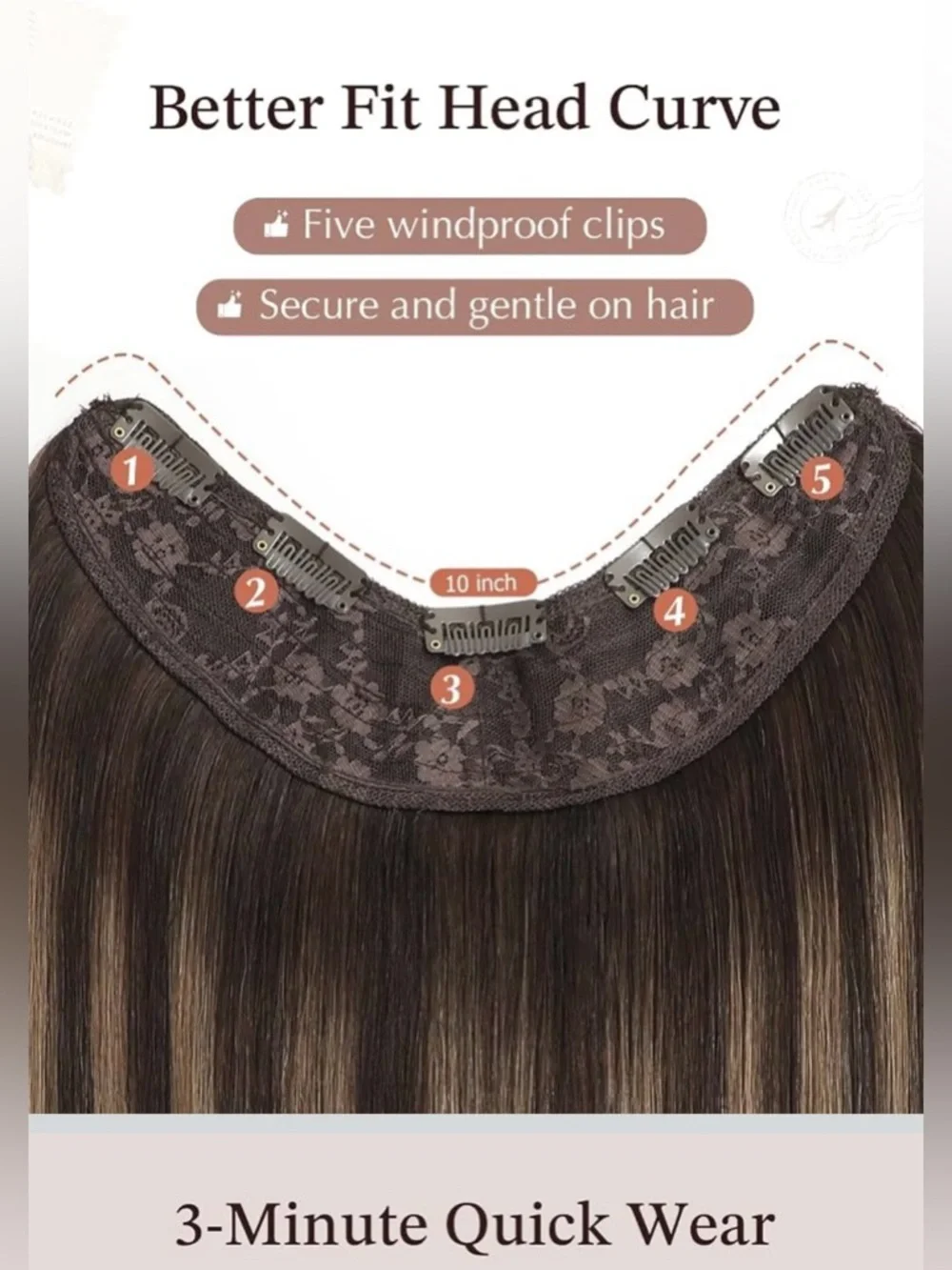 Dark Brown Chestnut Brown Human Hair 20 Inch Clip In Weft Hair Extension